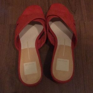 Dolce vita red sandals size 8